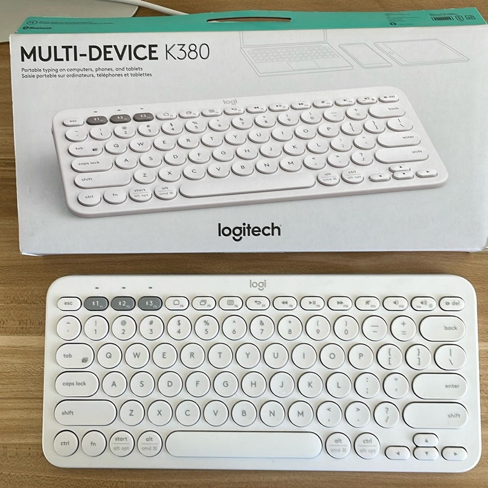 Multidevice k380 keyboard white logitech